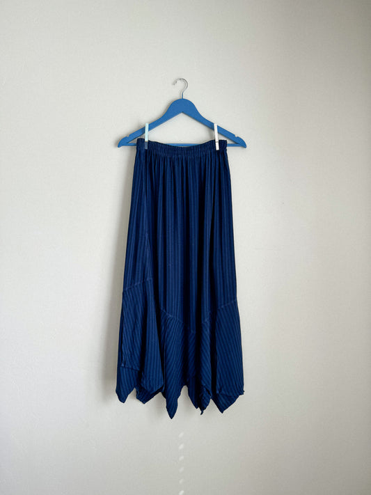 Vintage Flowy Midi Skirt