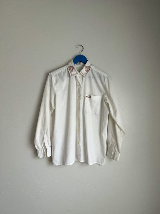 Vintage Embroidered Button Down
