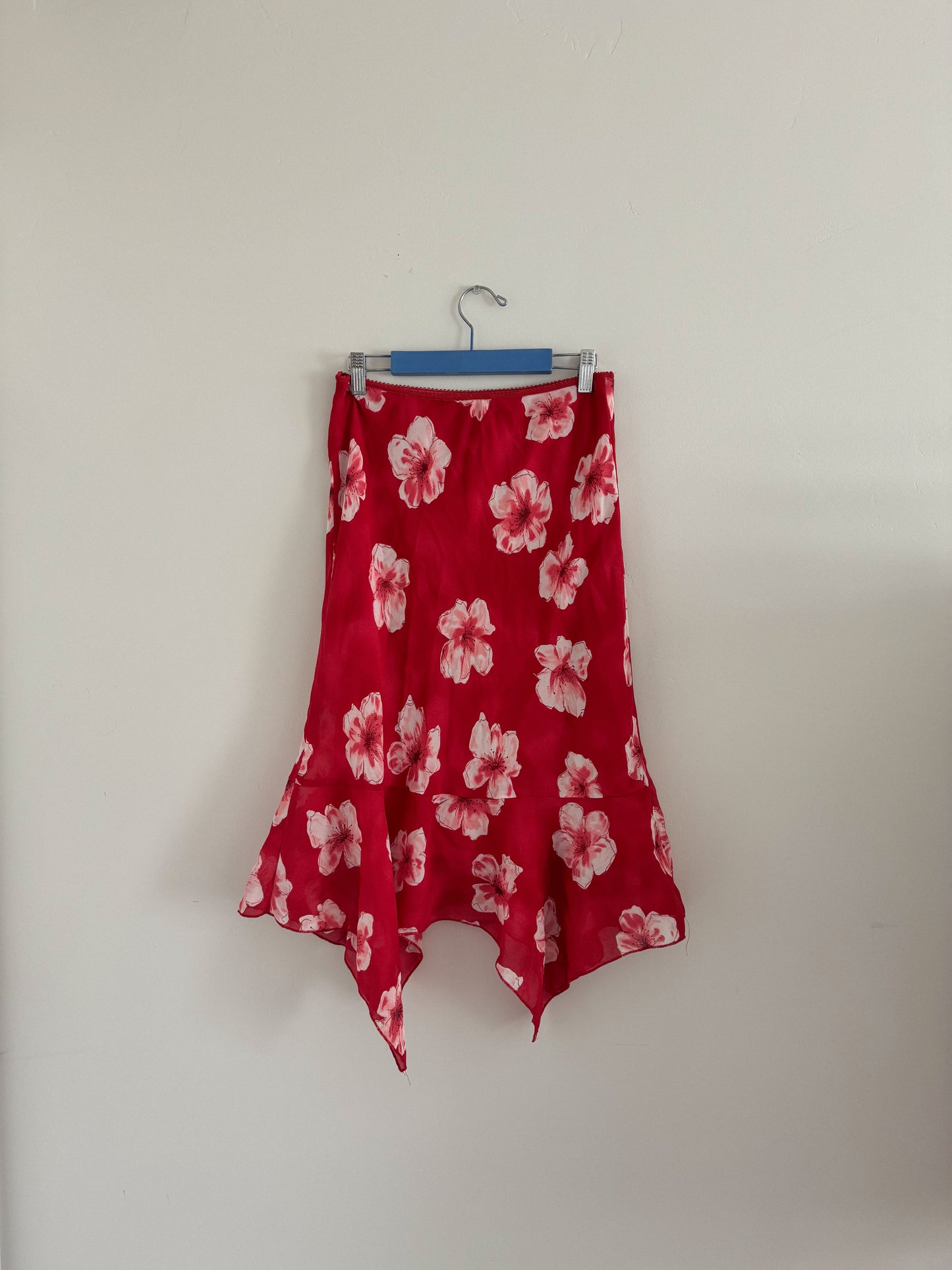 Vintage Cherry Blossom Midi Skirt (27)