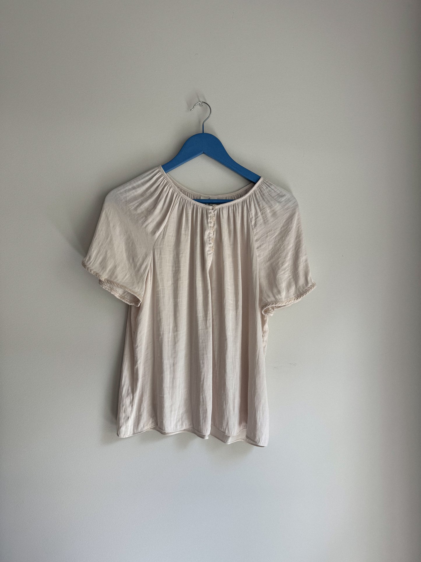 Silky Swoop Neck Top