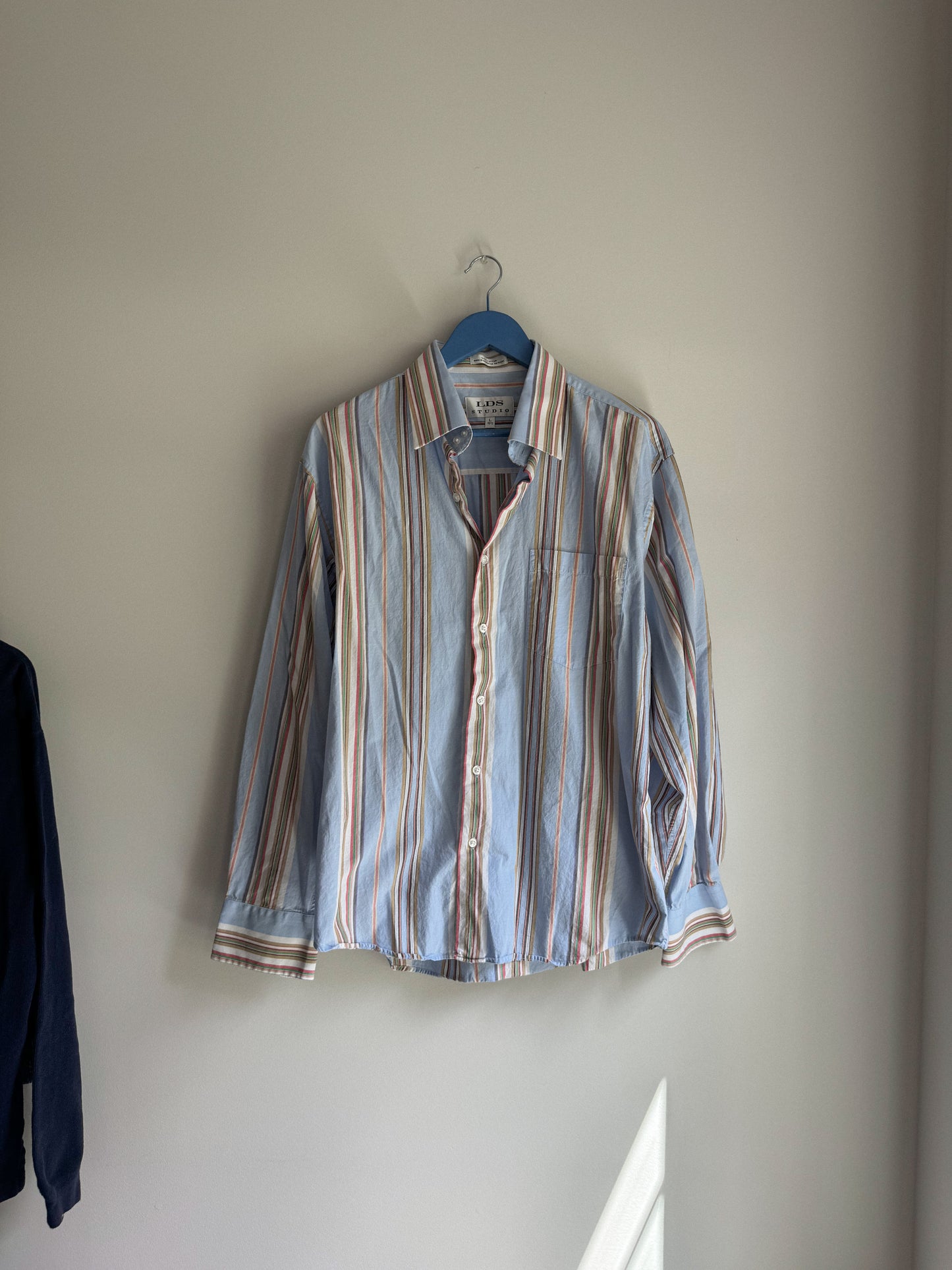 Vintage Striped Button Up