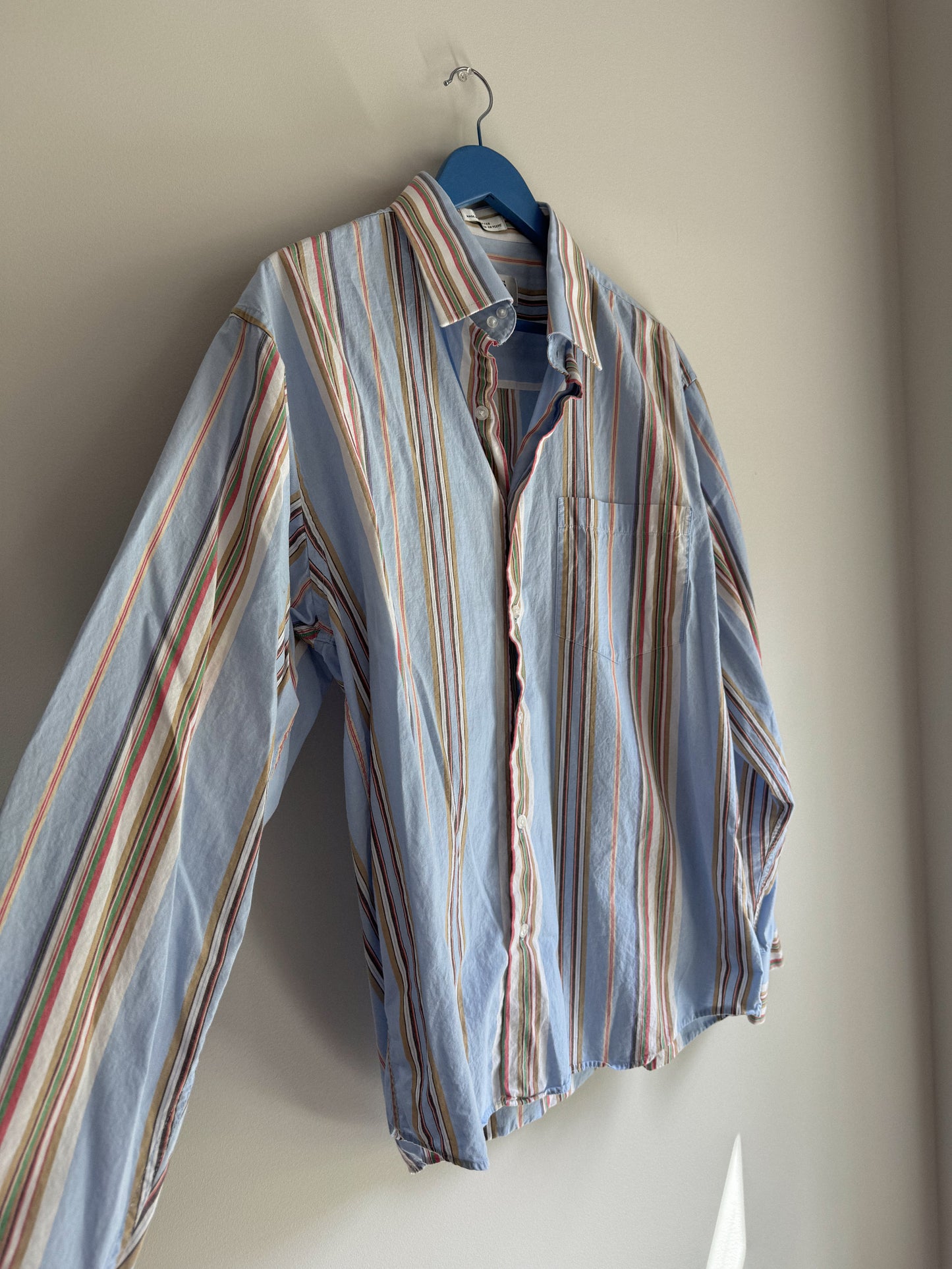 Vintage Striped Button Up
