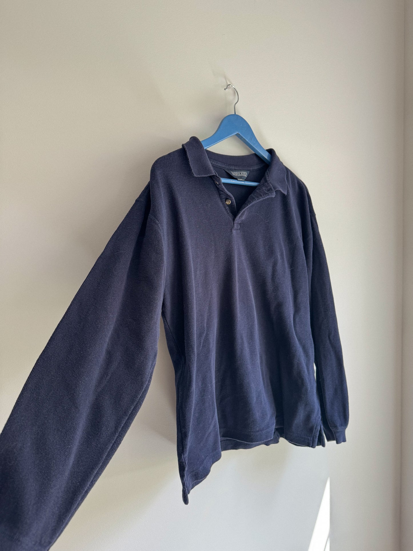 Vintage Henley Lightweight Sweater