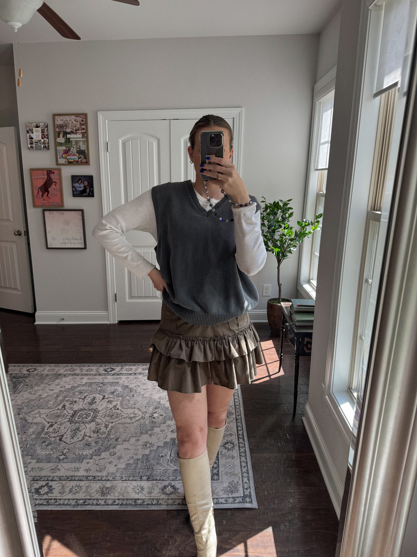 Vintage Knit Sweater Vest