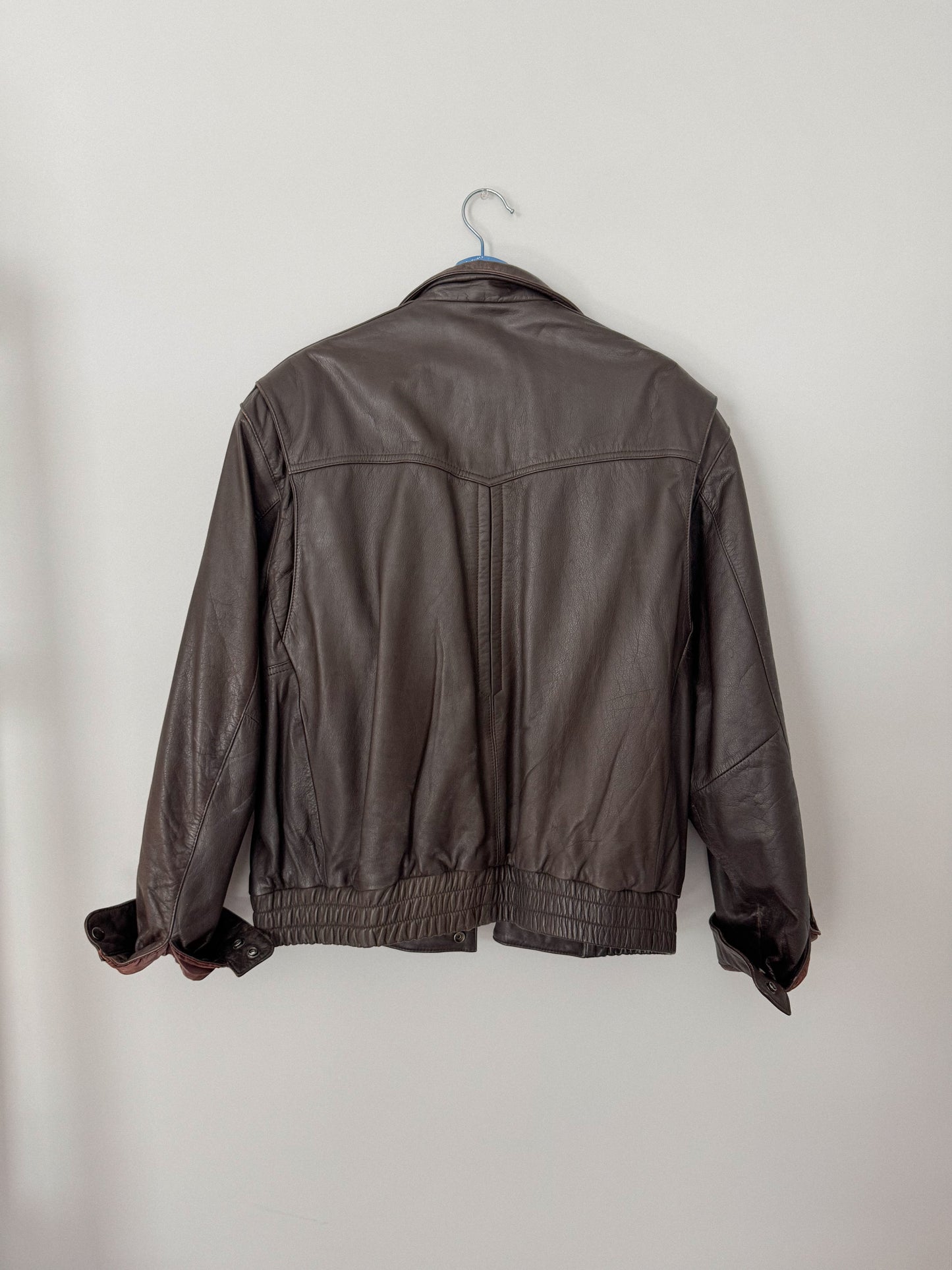 Vintage Reed Leather Bomber Jacket