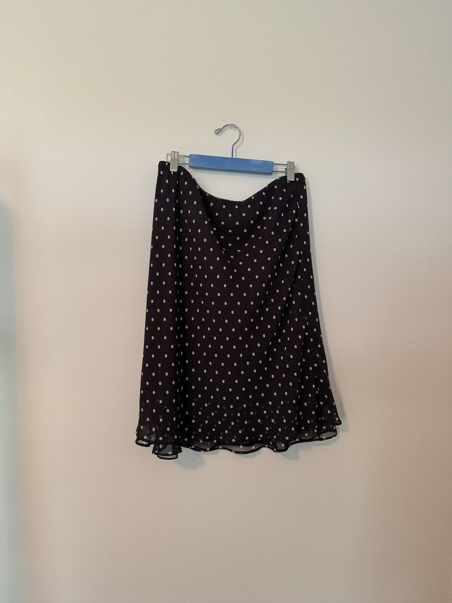 Vintage Polka Dot Midi Skirt
