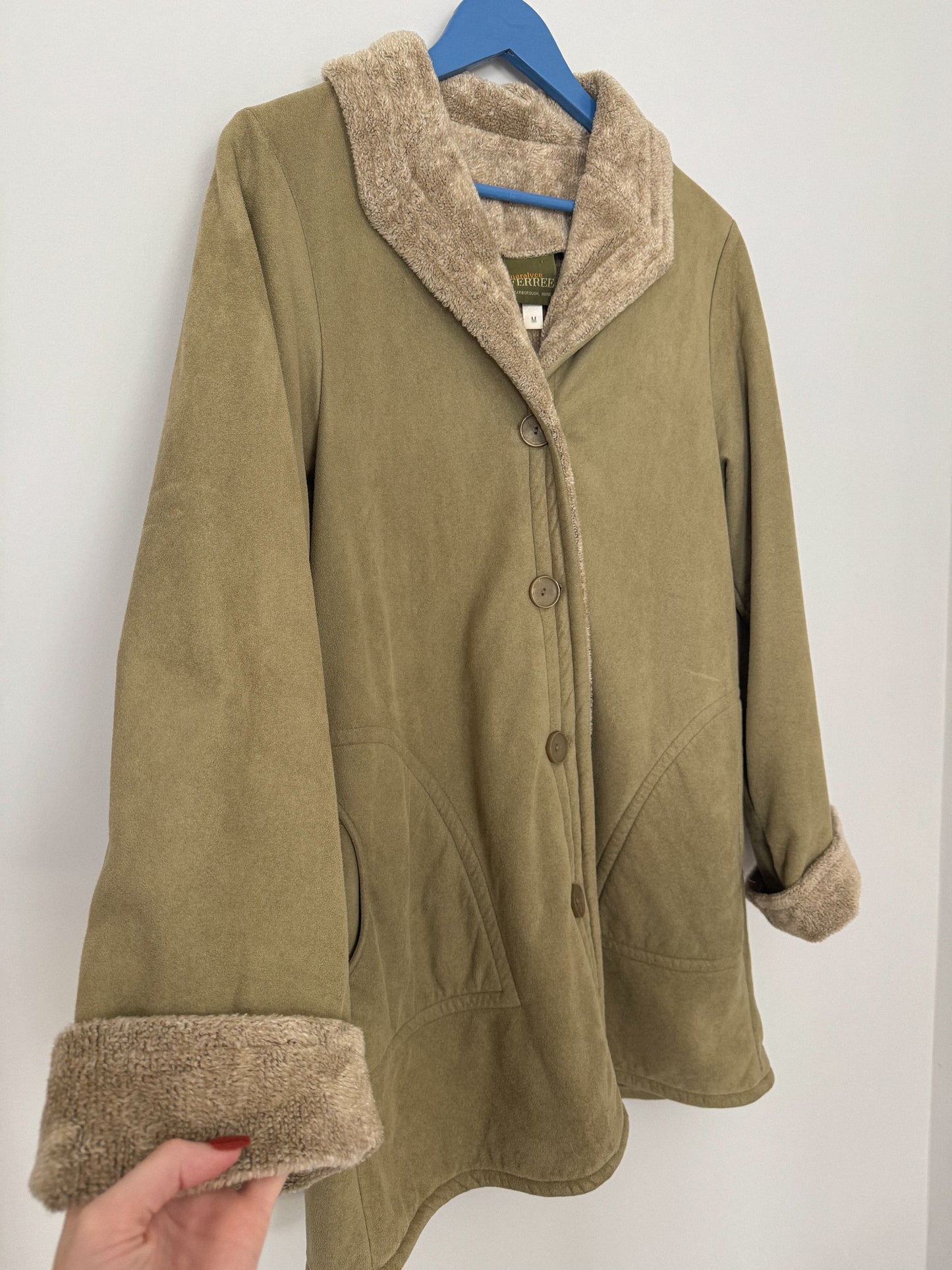 Vintage Button Down Mid-Length Coat
