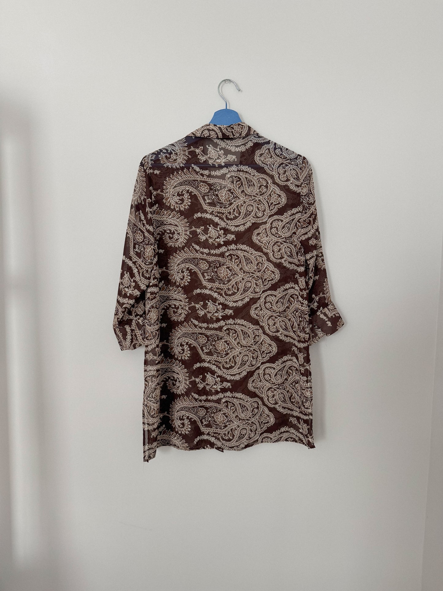 Vintage Paisley Sheer Blouse