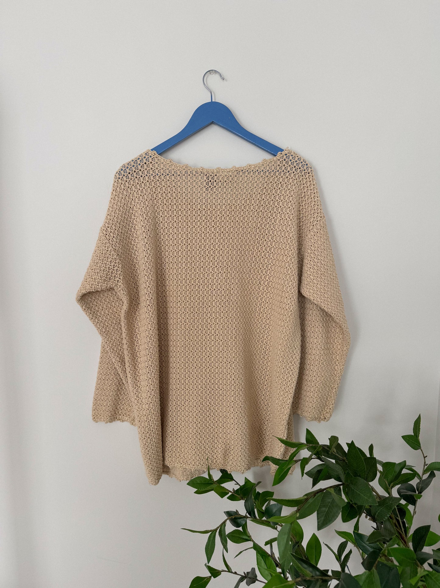 Vintage Golden Thread Knit Sweater
