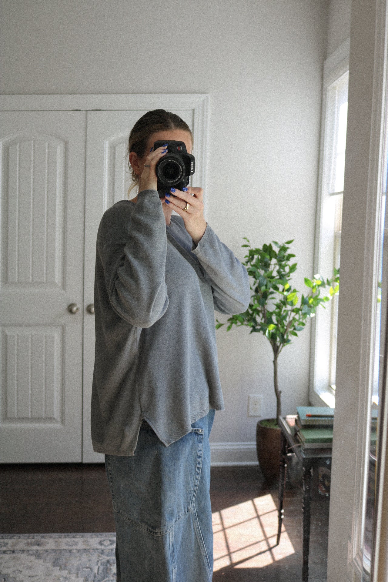 Vintage Heather Gray Sweater