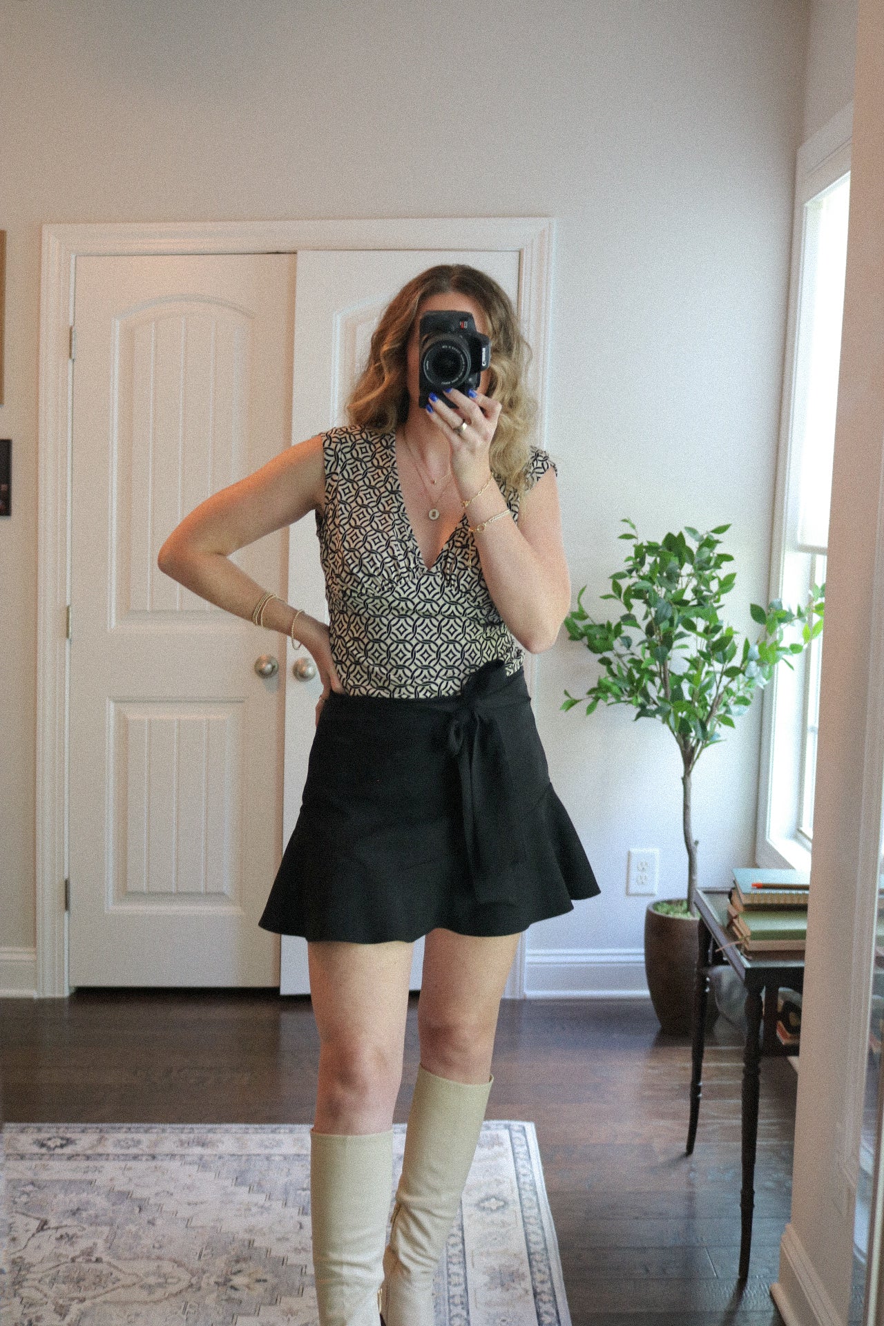 Bow Tie Mini Skort