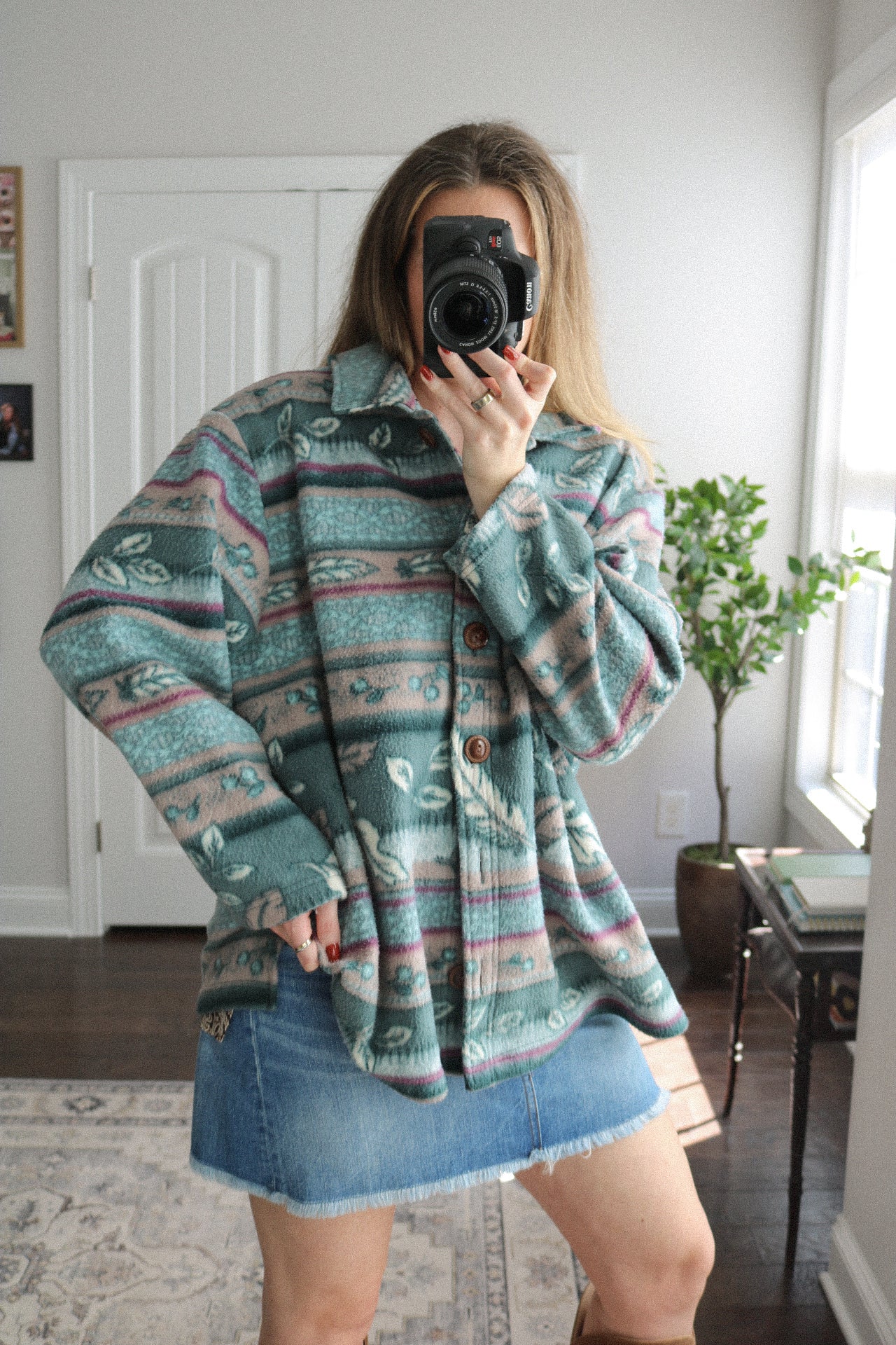 Vintage Feather Fall Jacket
