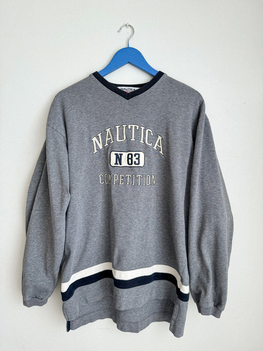 Vintage Nautica V-Neck Sweatshirt