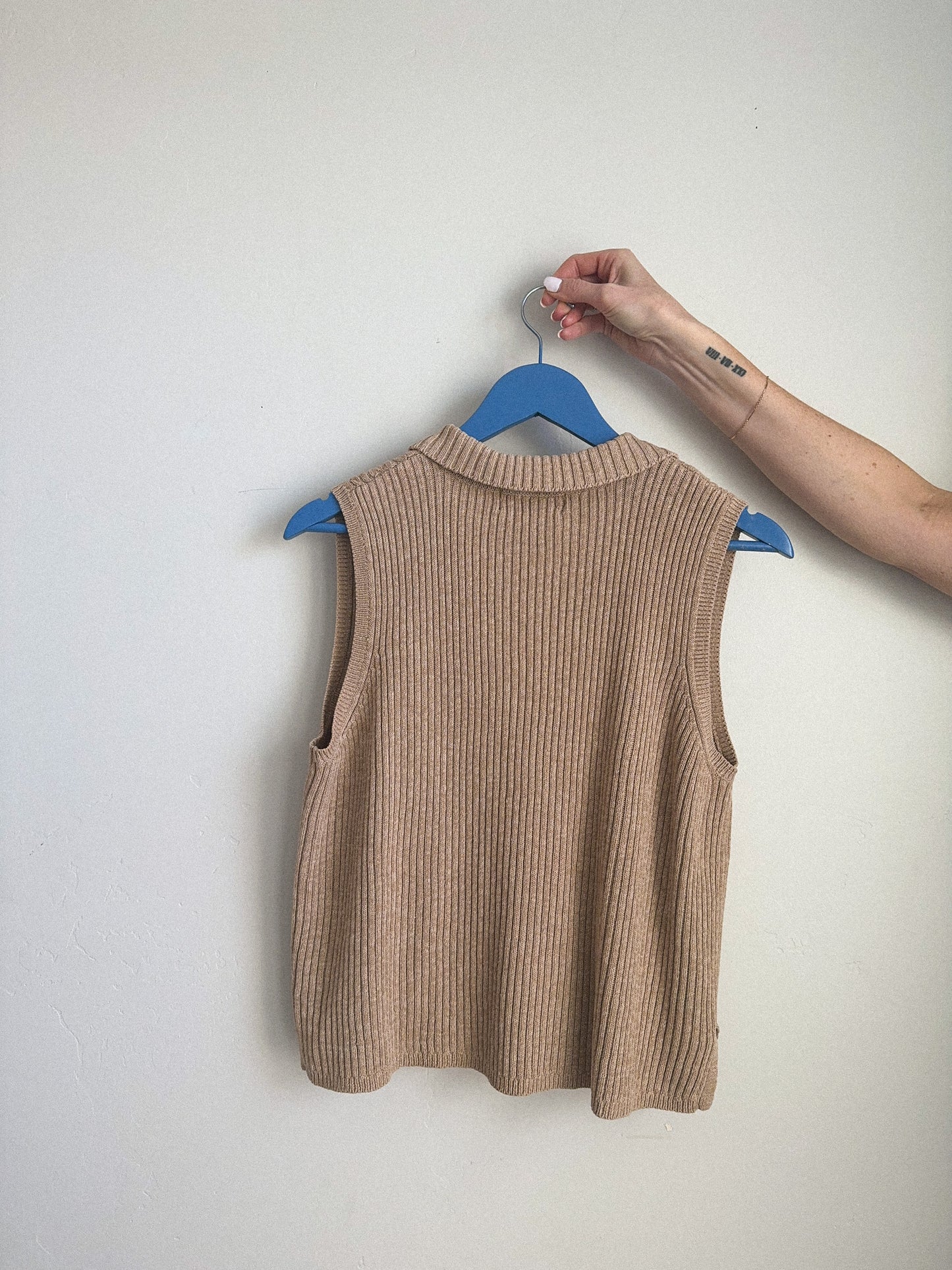 Vintage Cable Knit Vest