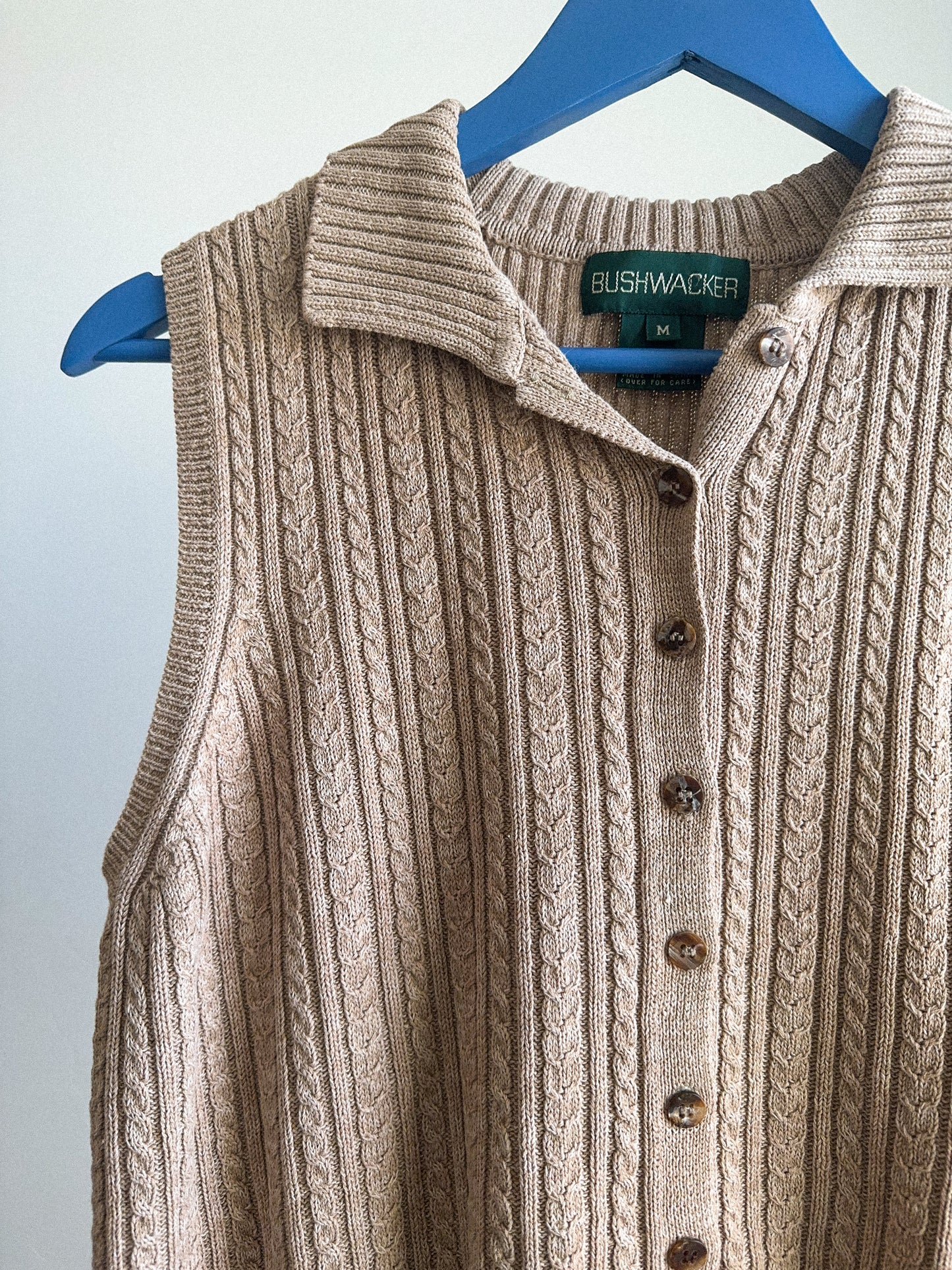 Vintage Cable Knit Vest