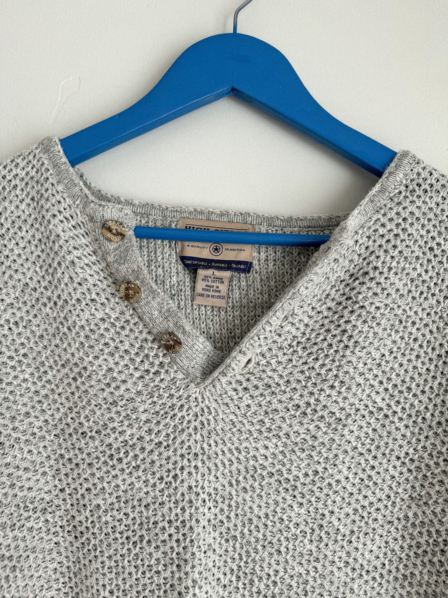 Vintage Henley Sweater