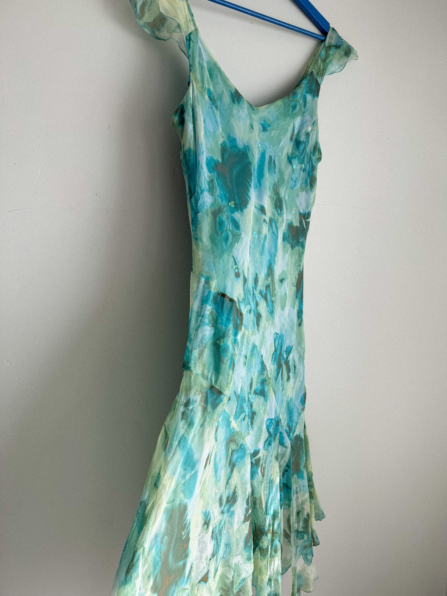 Vintage Flowy Midi Dress