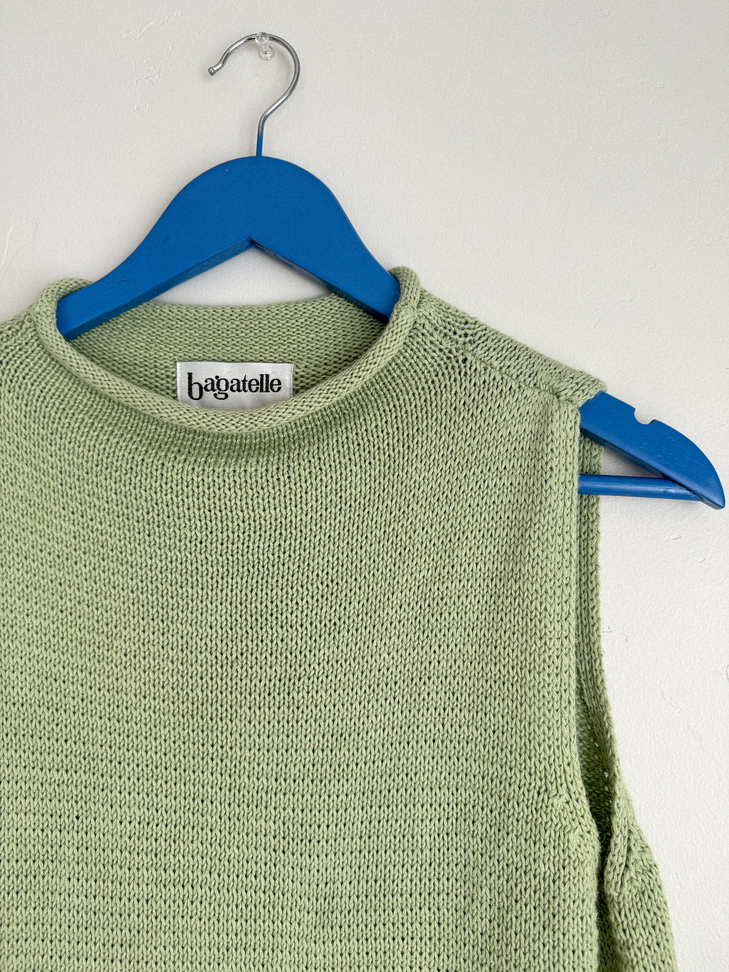 Vintage High Neck Knit Tank