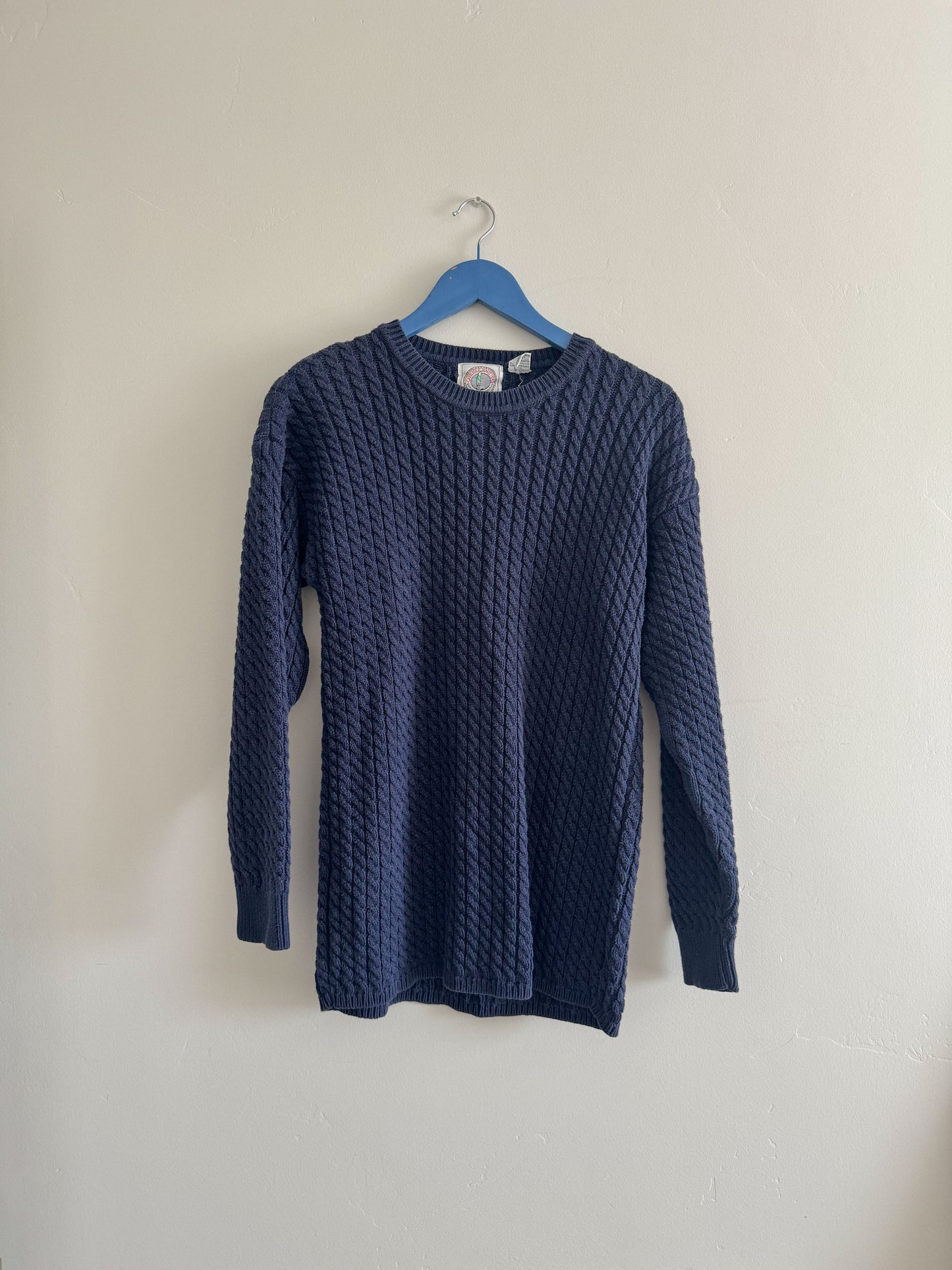 Vintage Navy Knit Sweater