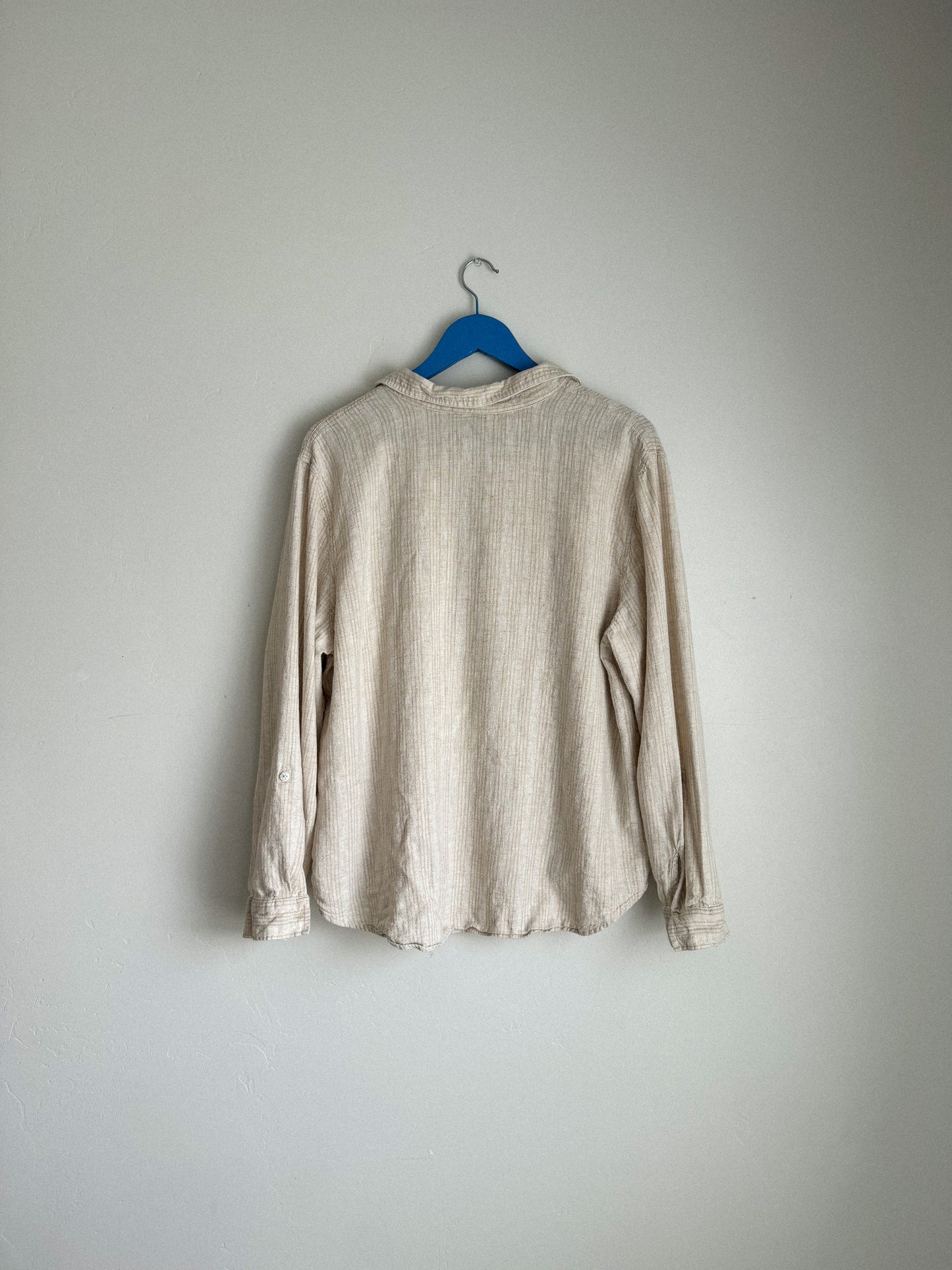 Orvis Sandy Linen Blend Button Down
