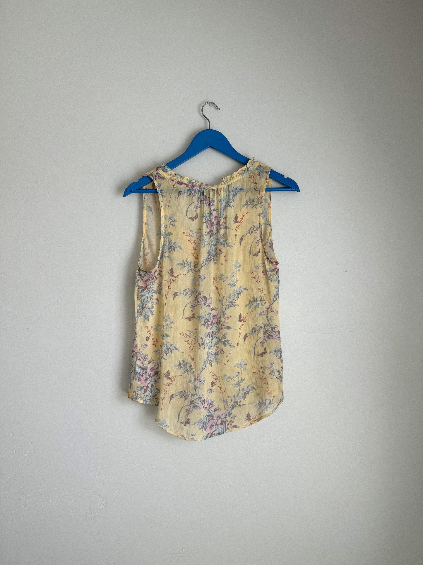 Paige Silk Ruffle Tank