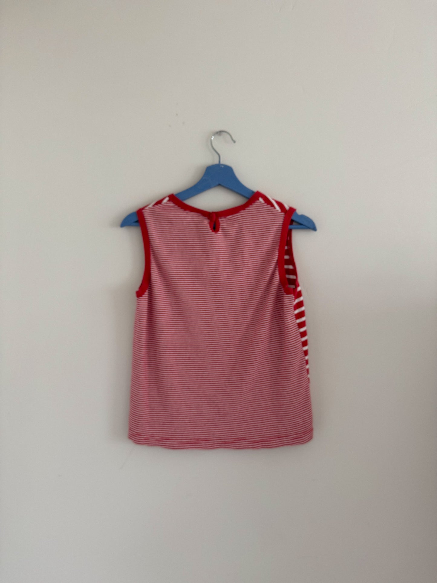 Vintage Red/White Striped Tank