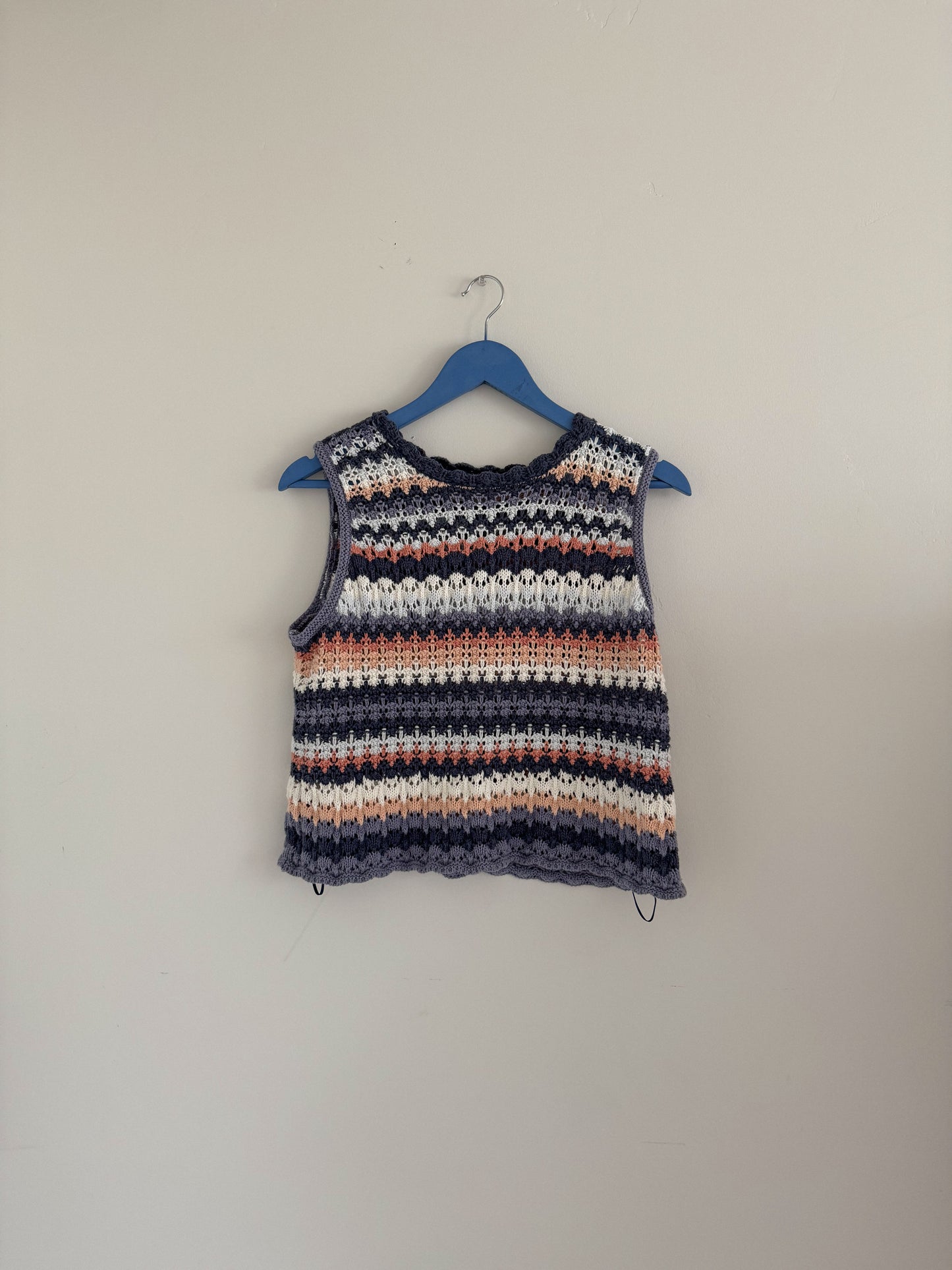 Crochet Striped Tank