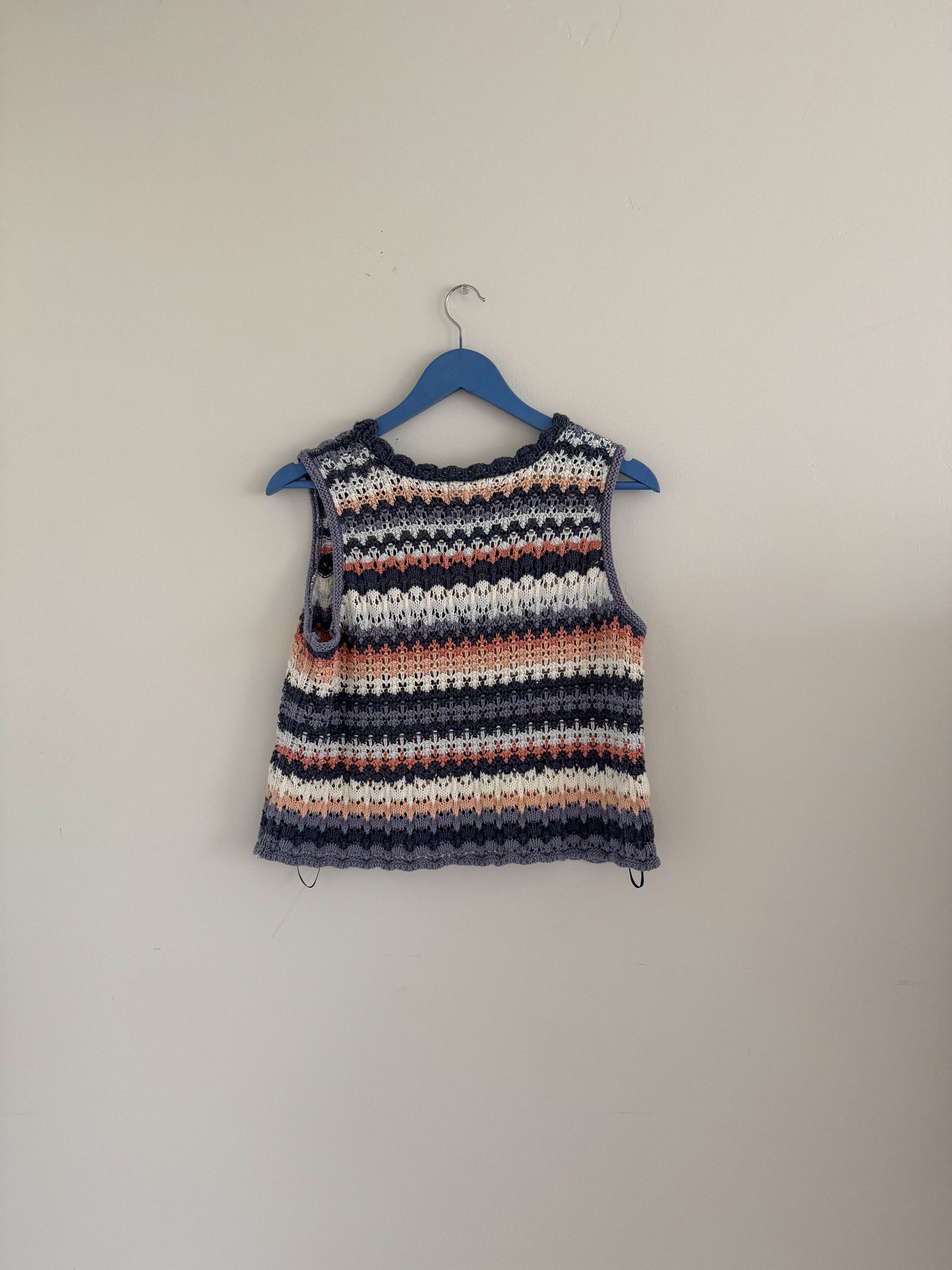 Crochet Striped Tank