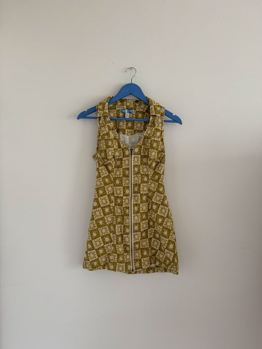 UO Checkered Mini Dress (S)