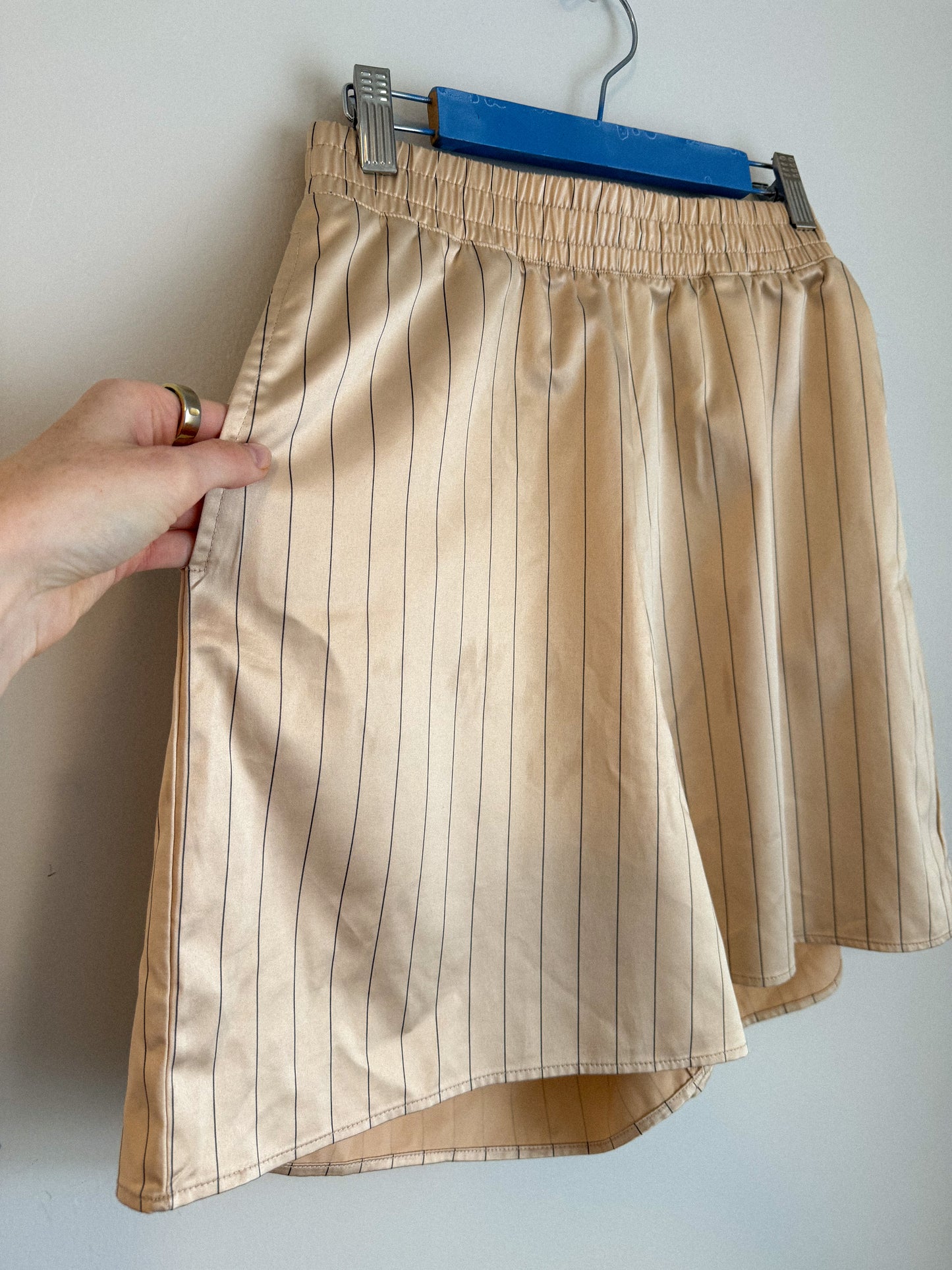 Satin Pinstripe Boxer Shorts