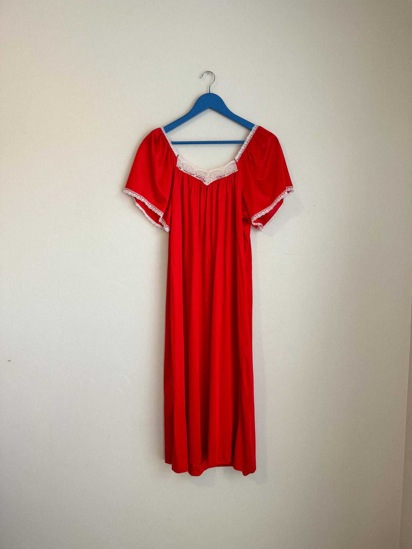 Vintage Red Slip Dress