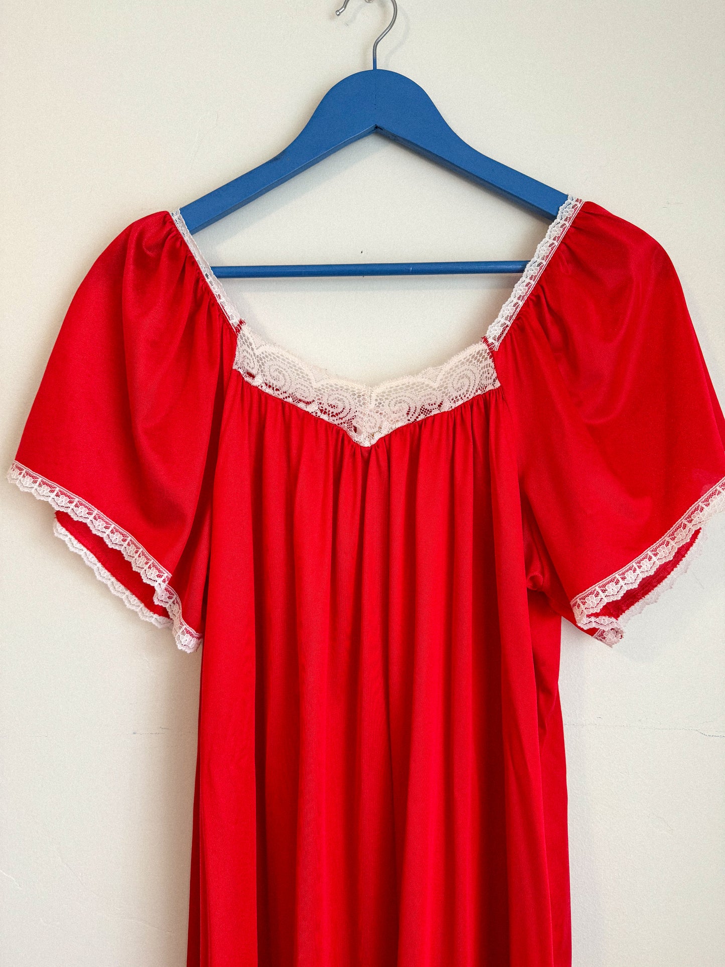 Vintage Red Slip Dress