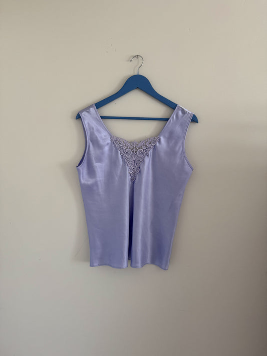 Vintage Lavender Silky Tank