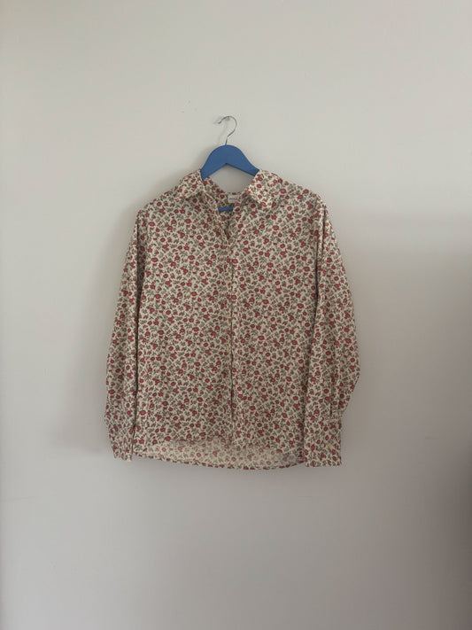 Vintage Floral Button Up