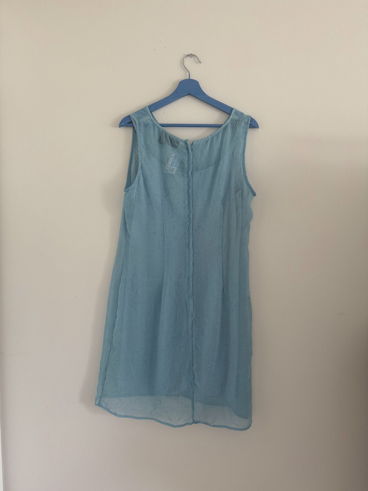 Vintage Baby Blue Sheer Dress