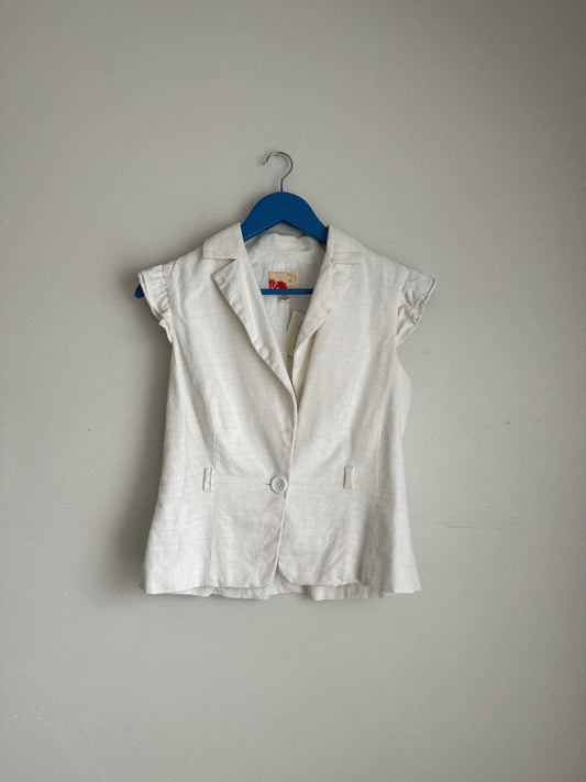 Vintage Linen Blend Vest