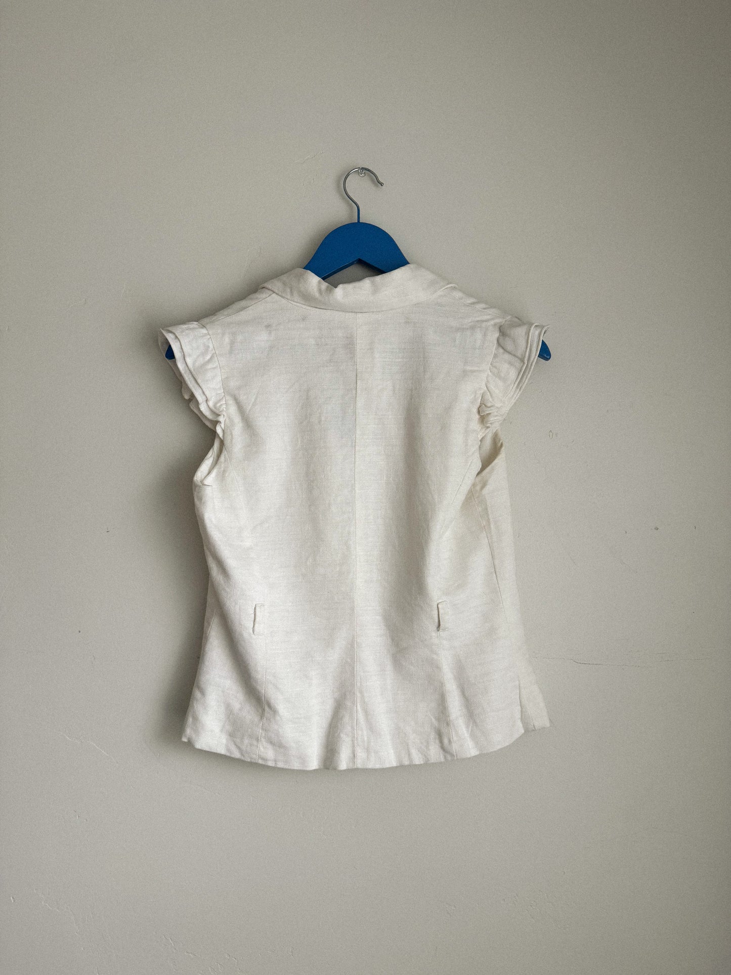 Vintage Linen Blend Vest