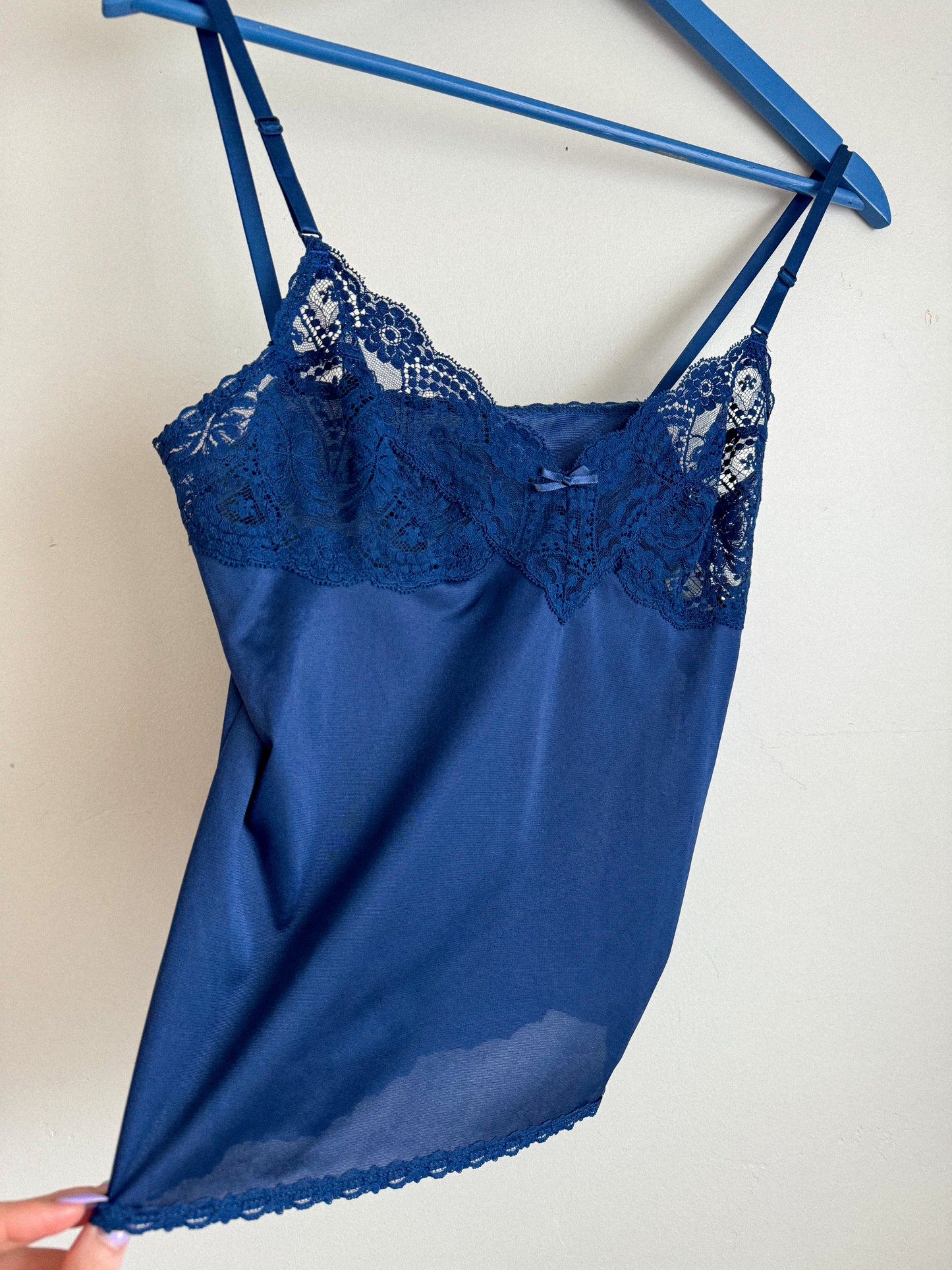 Vintage Silky Lace Tank