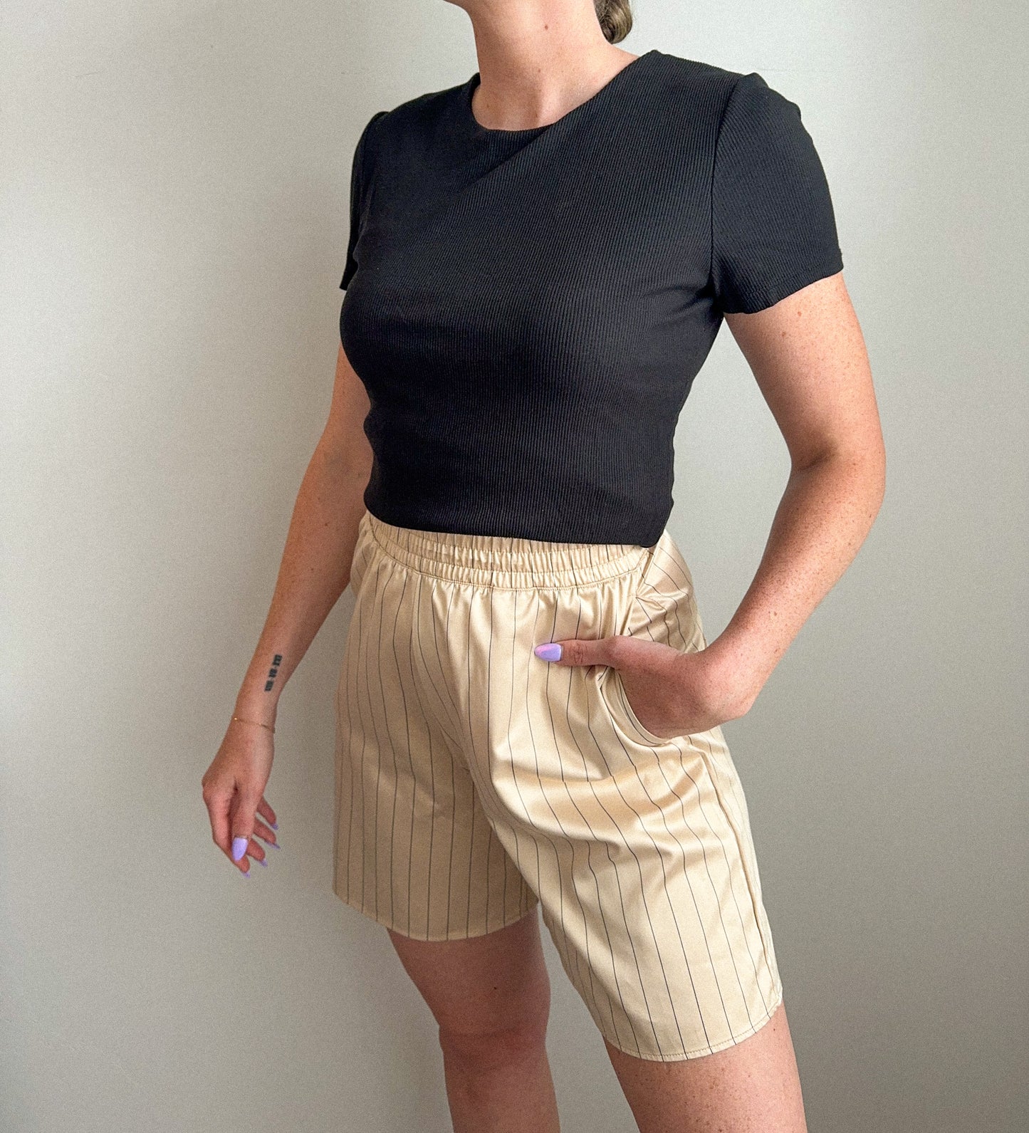 Satin Pinstripe Boxer Shorts