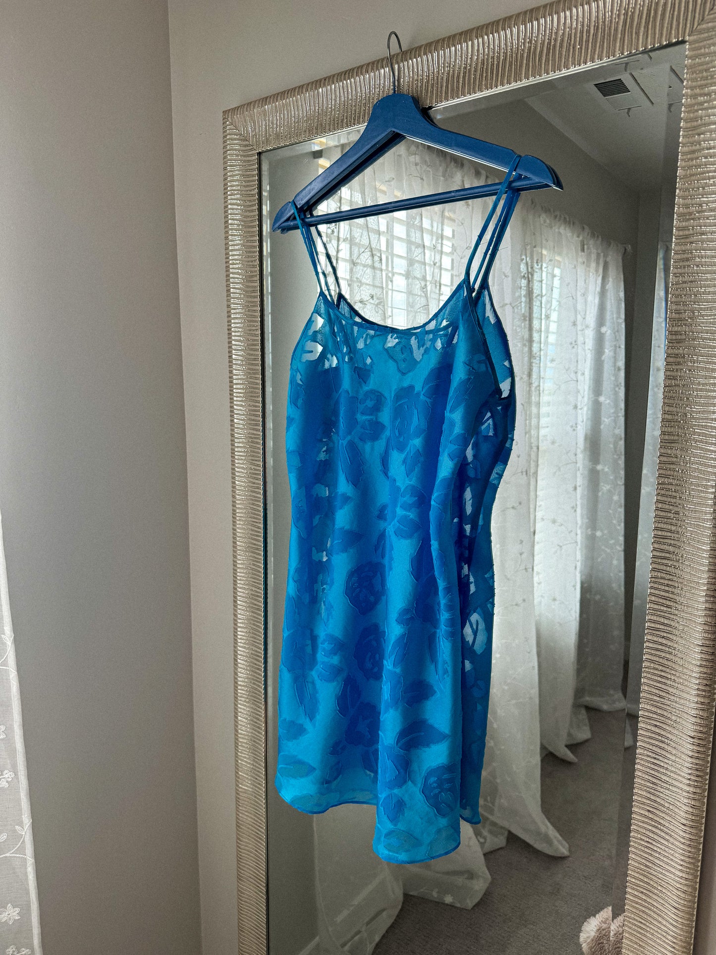 Vintage Textured Slip Dress