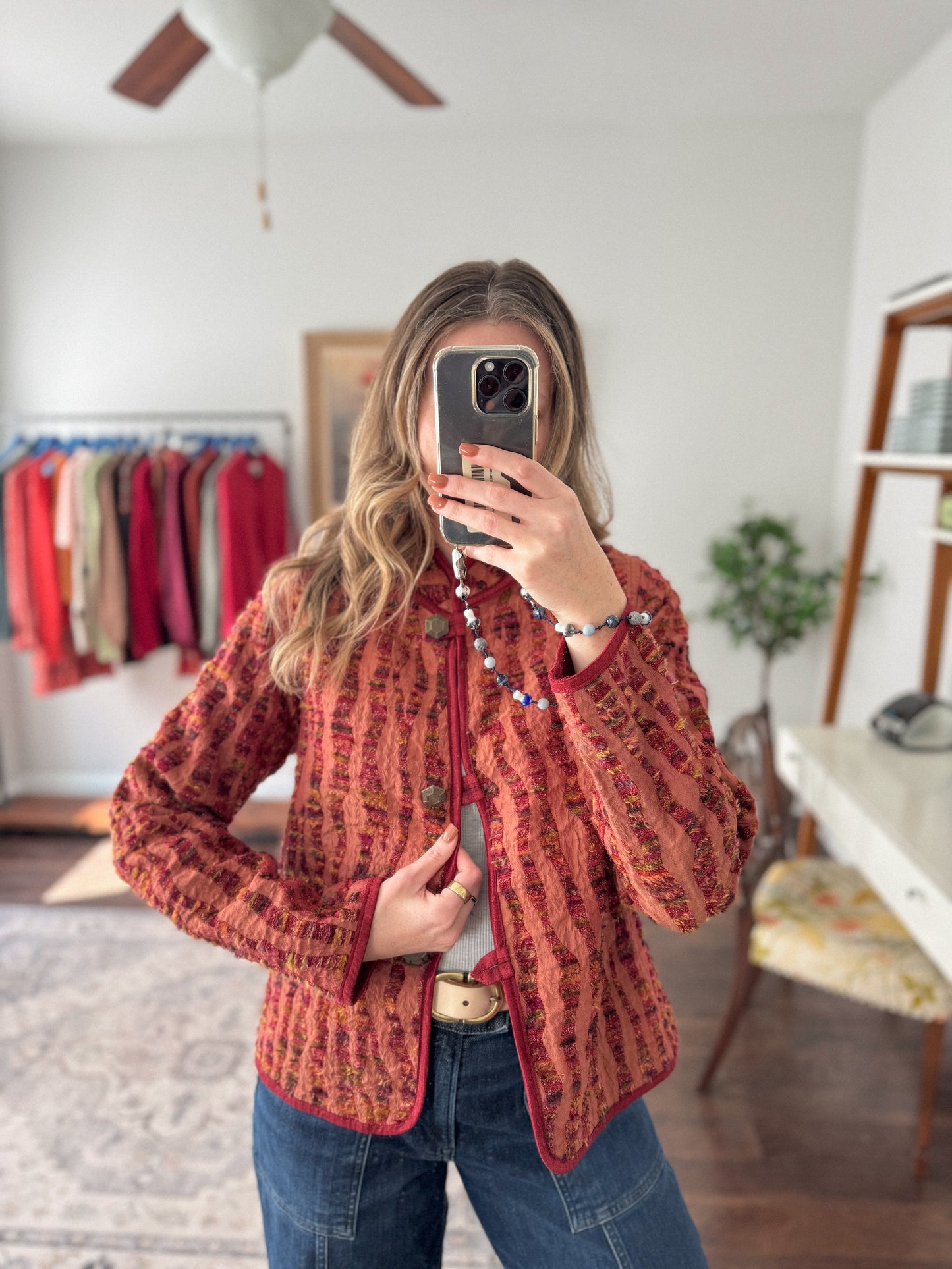 Vintage Fall Textured Jacket