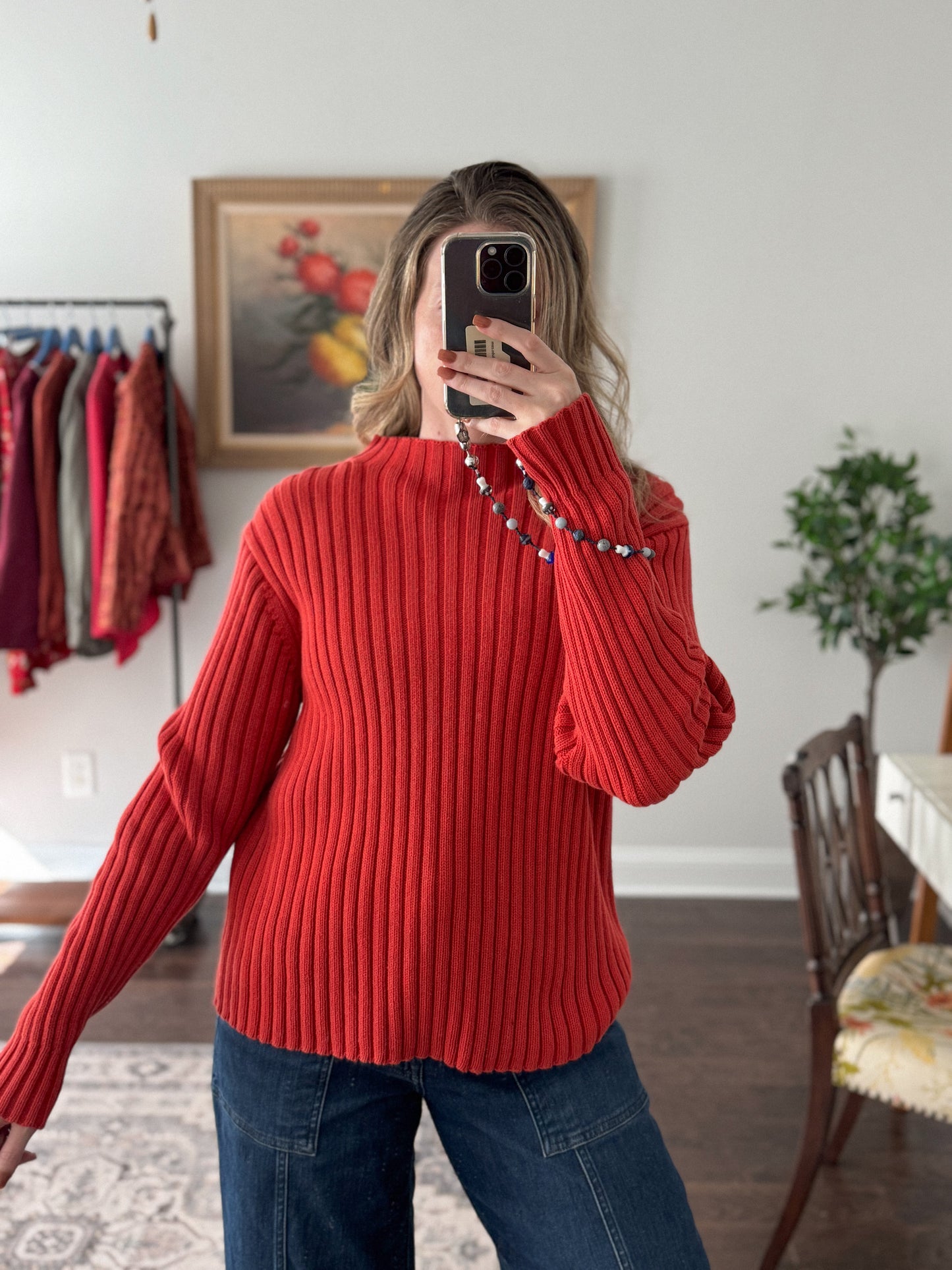 Vintage Ribbed Charter Sweater