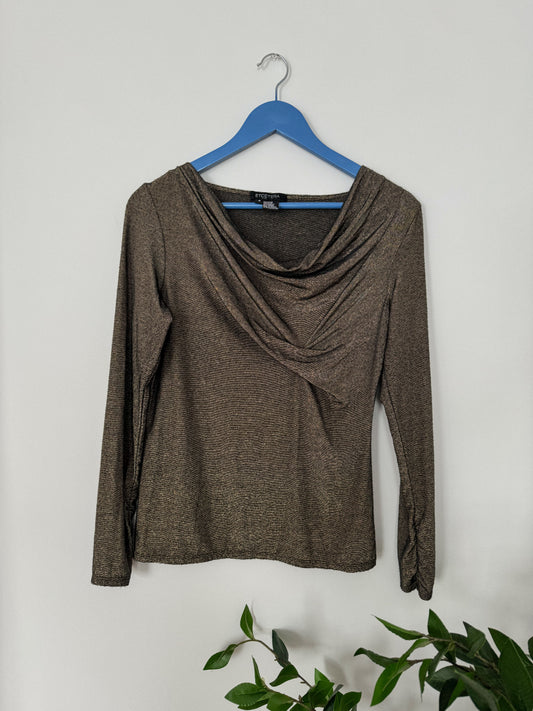 Vintage Shimmer Long Sleeve Top