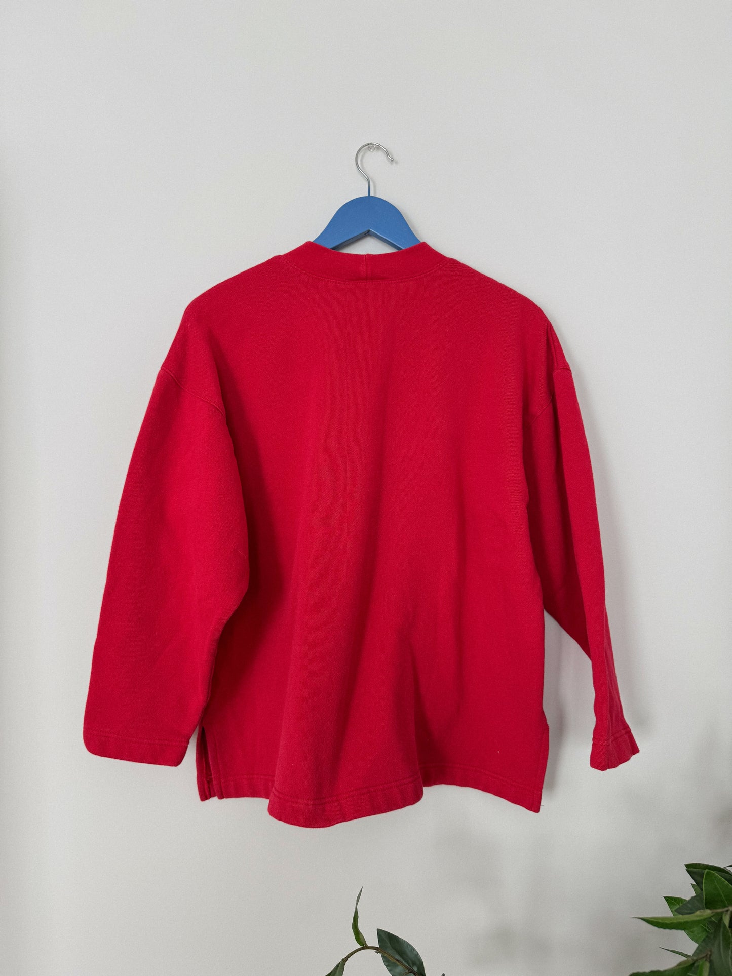 Vintage Holiday Icon Button Sweatshirt