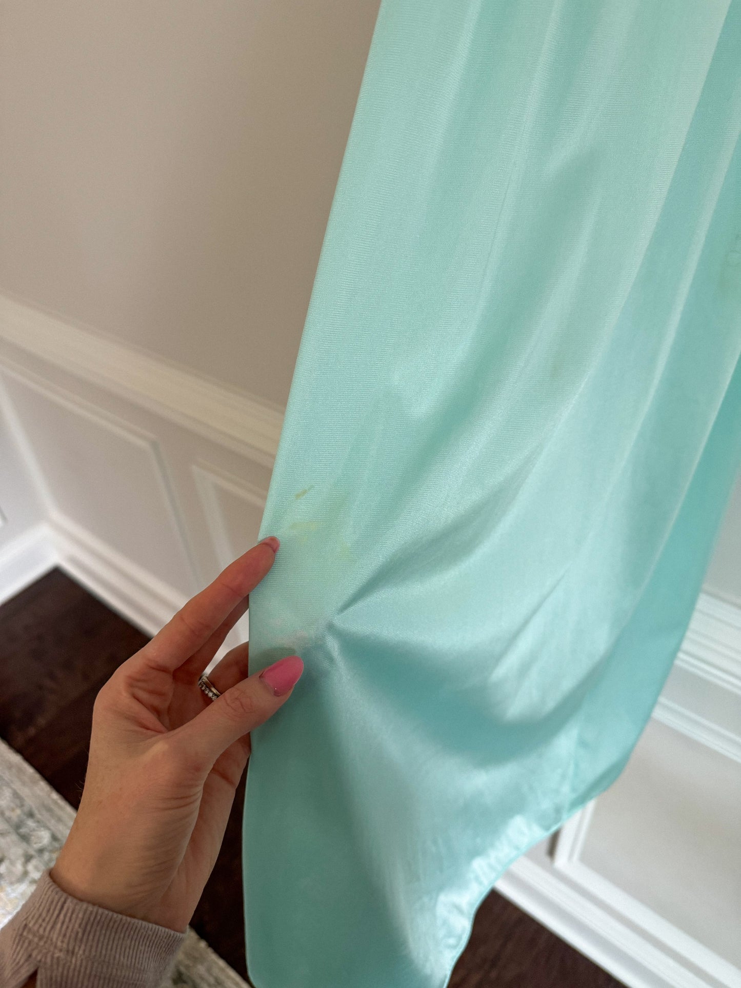 Late 1970's Mint Green Lily of France Nightgown