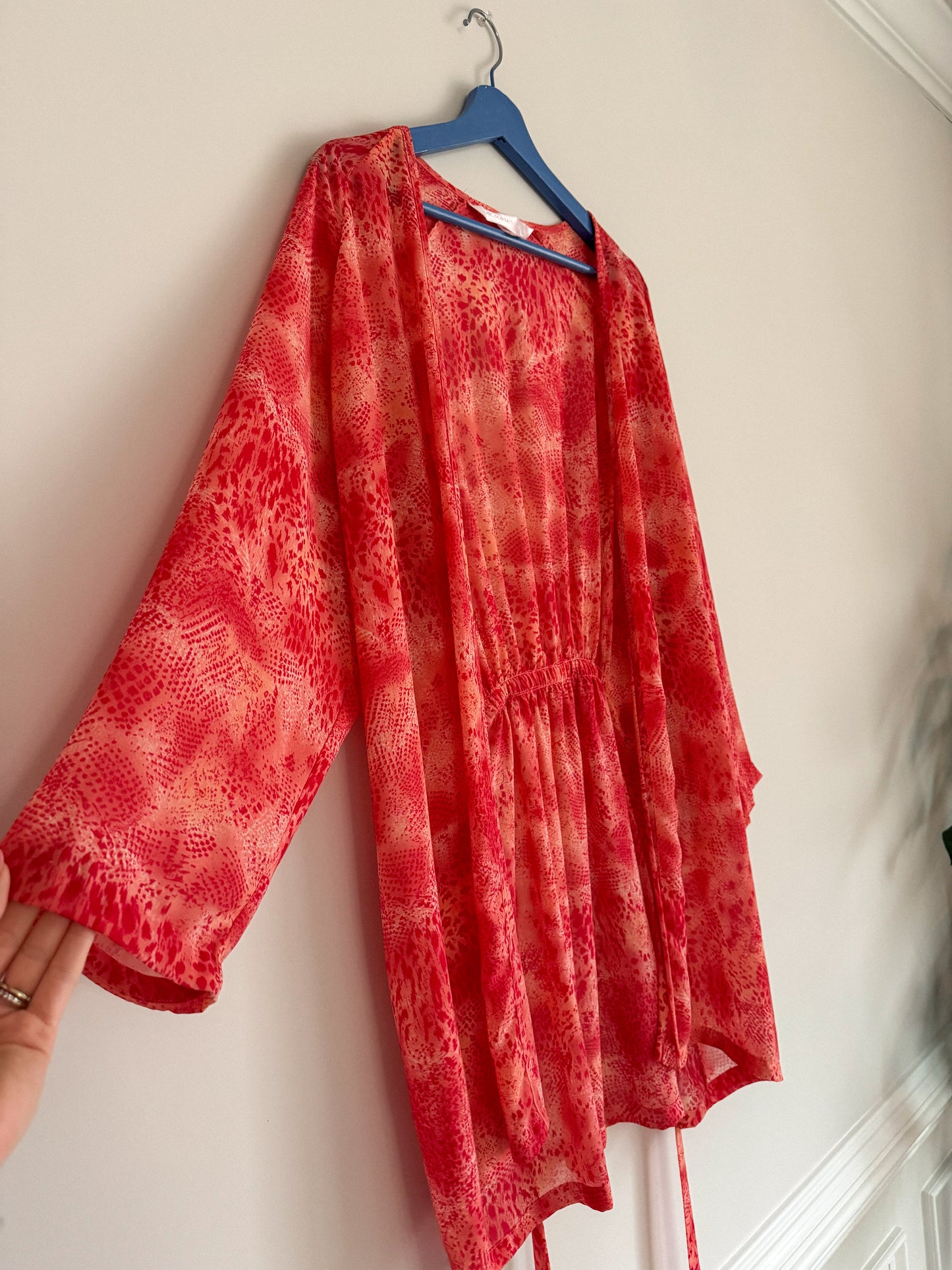 Y2K Victoria's Secret Sheer Animal Print Robe