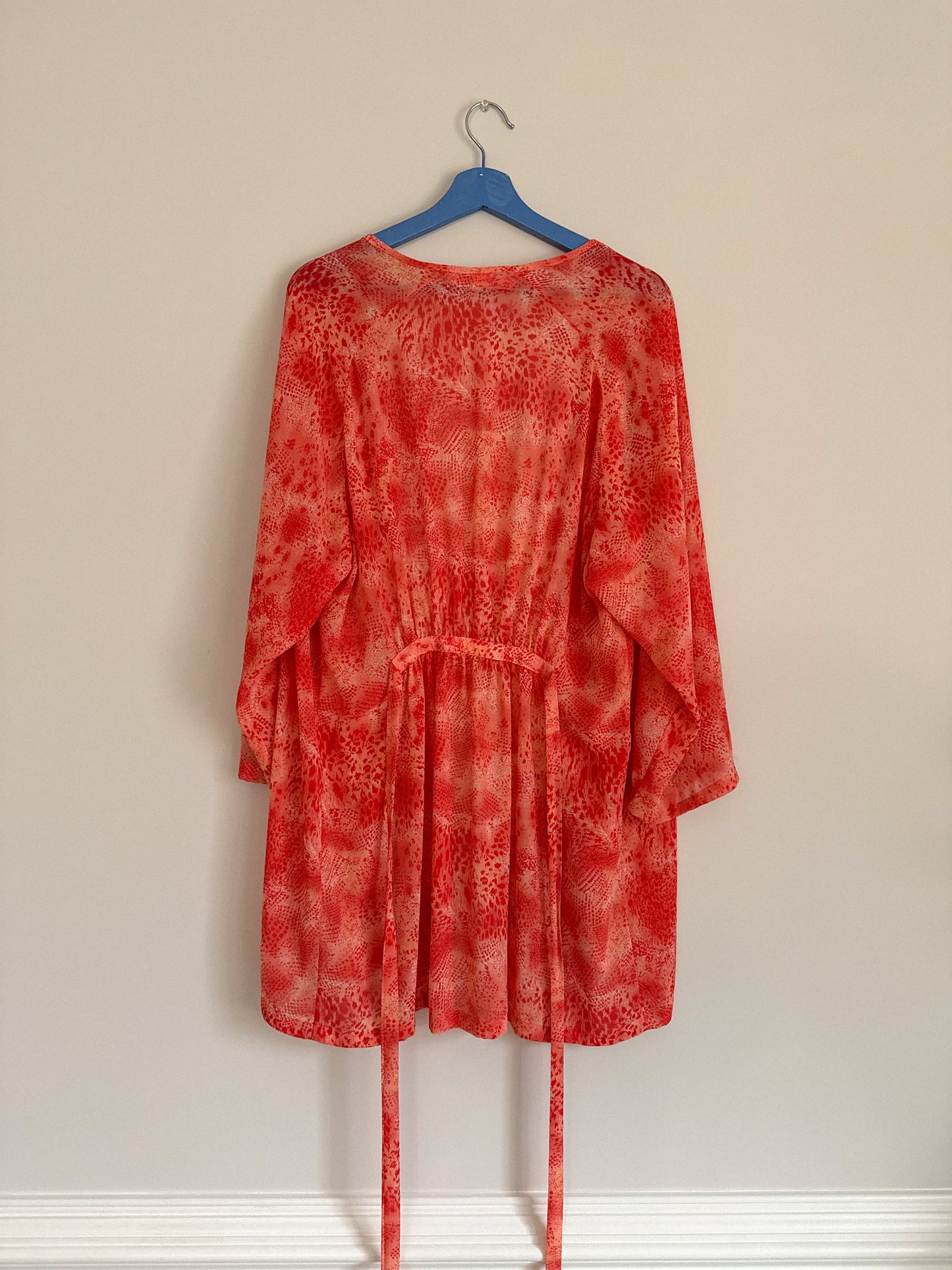 Y2K Victoria's Secret Sheer Animal Print Robe