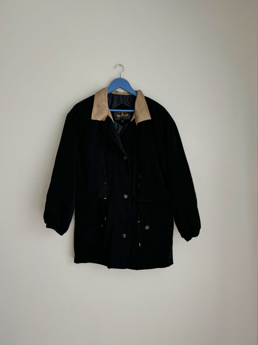 Vintage Black Chore Coat