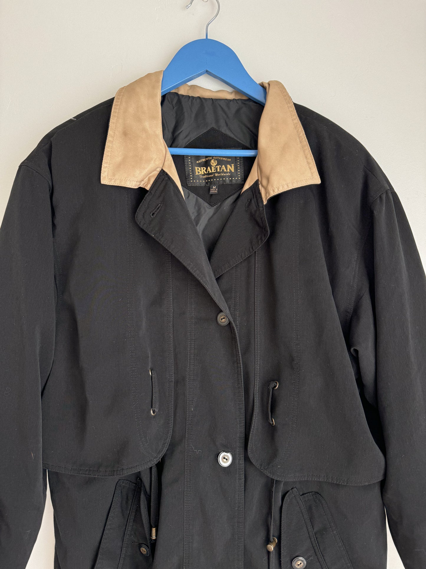 Vintage Black Chore Coat