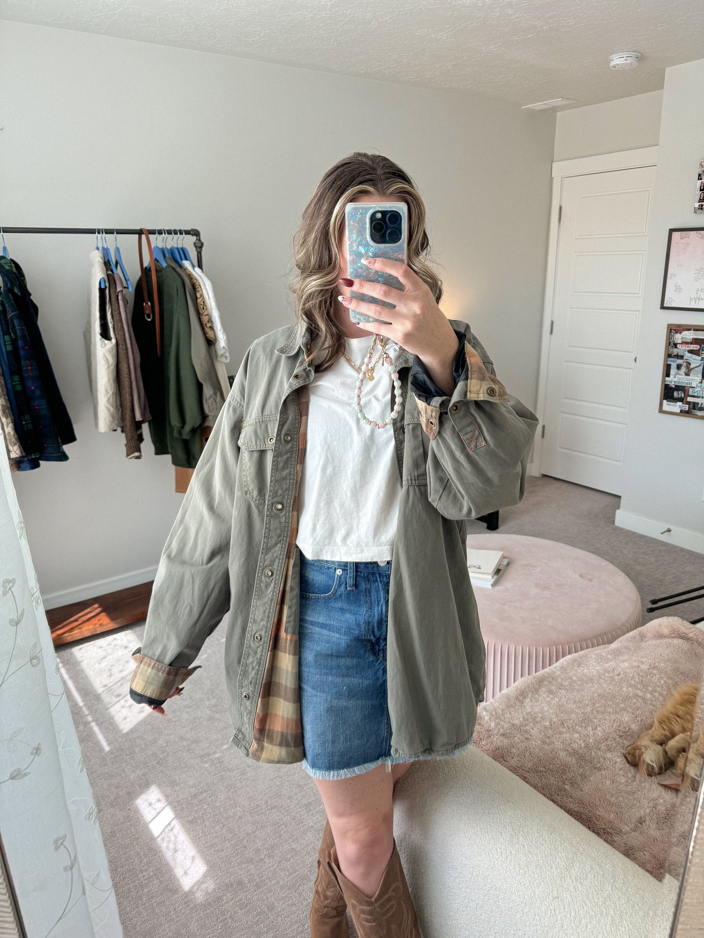 Vintage Flannel Lined Jacket